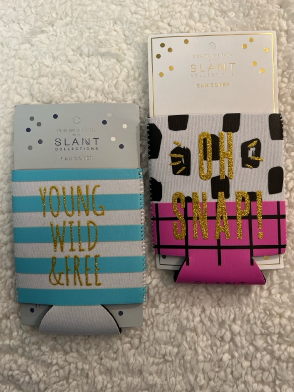 Slant Can Cover Holders Set of 2